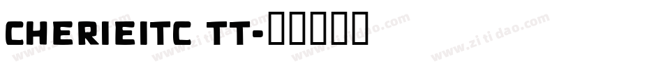 CherieITC TT字体转换